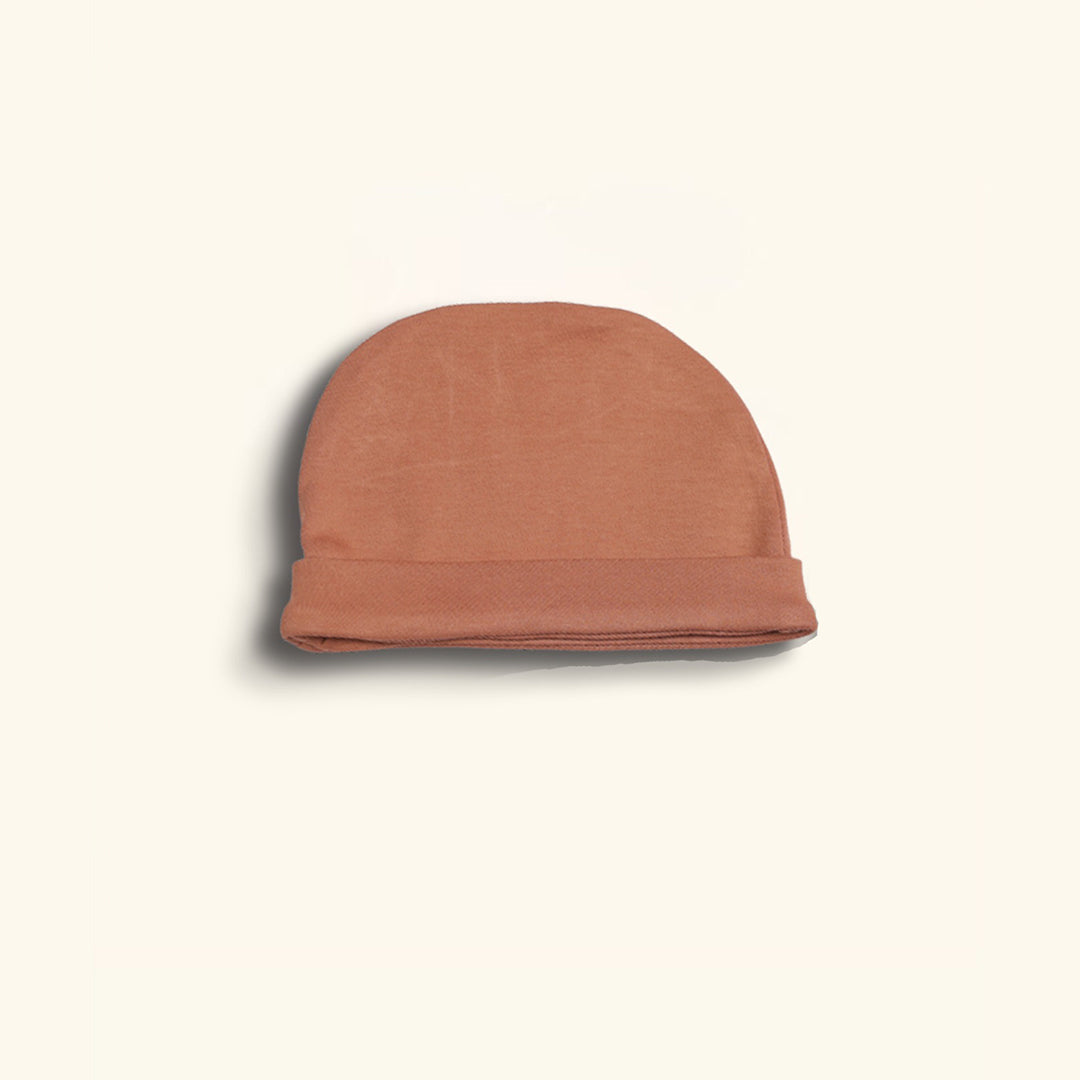 Cap, Mitten, Booties- Beige Color