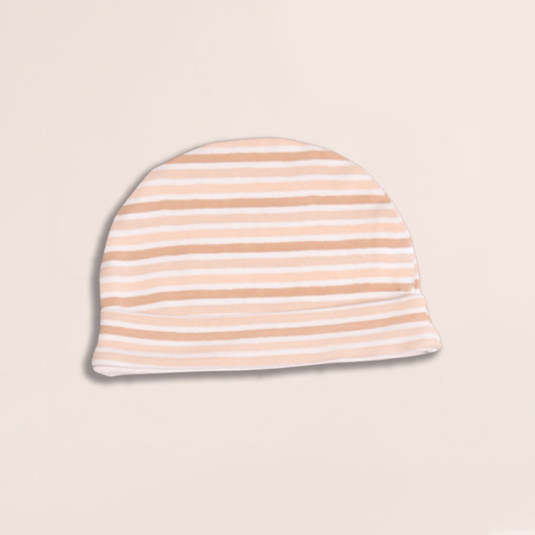 Cap, Mitten, Booties- Peach