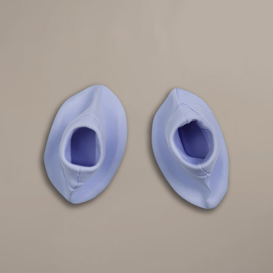 Cap, Mitten & Booties - Blue Color