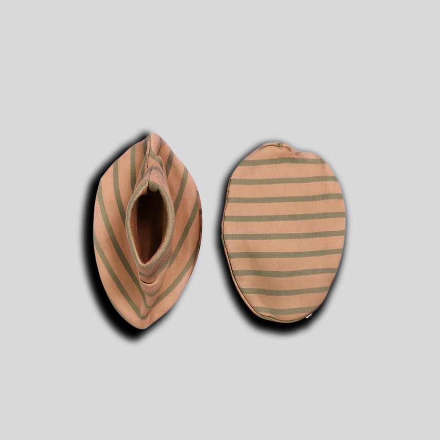 Cap, Mitten & Booties - Olive Color