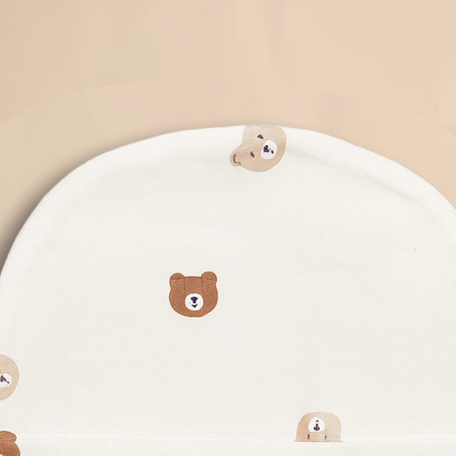 Cap, Mitten & Booties - Teddy Print