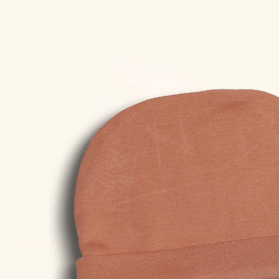 Cap, Mitten & Booties - Beige Color