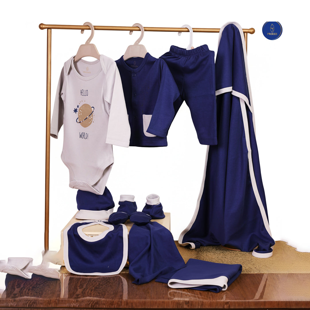 Newborn Gift Set - Hello World Print