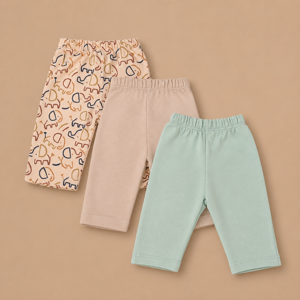 Set of 3 Pyjamas - Elephant Print