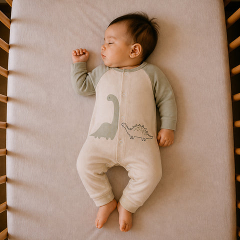 Single Romper - Dino Print