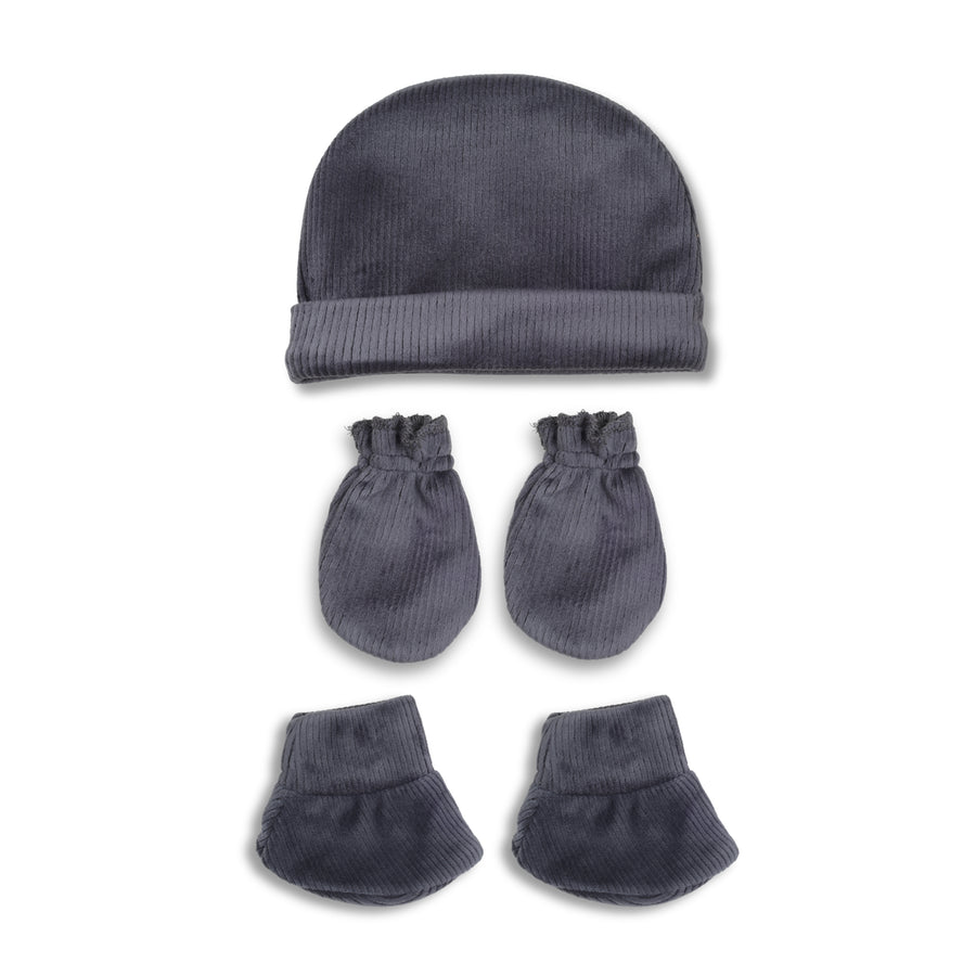 Winter Cap, Mittens & Booties - Penguin Print