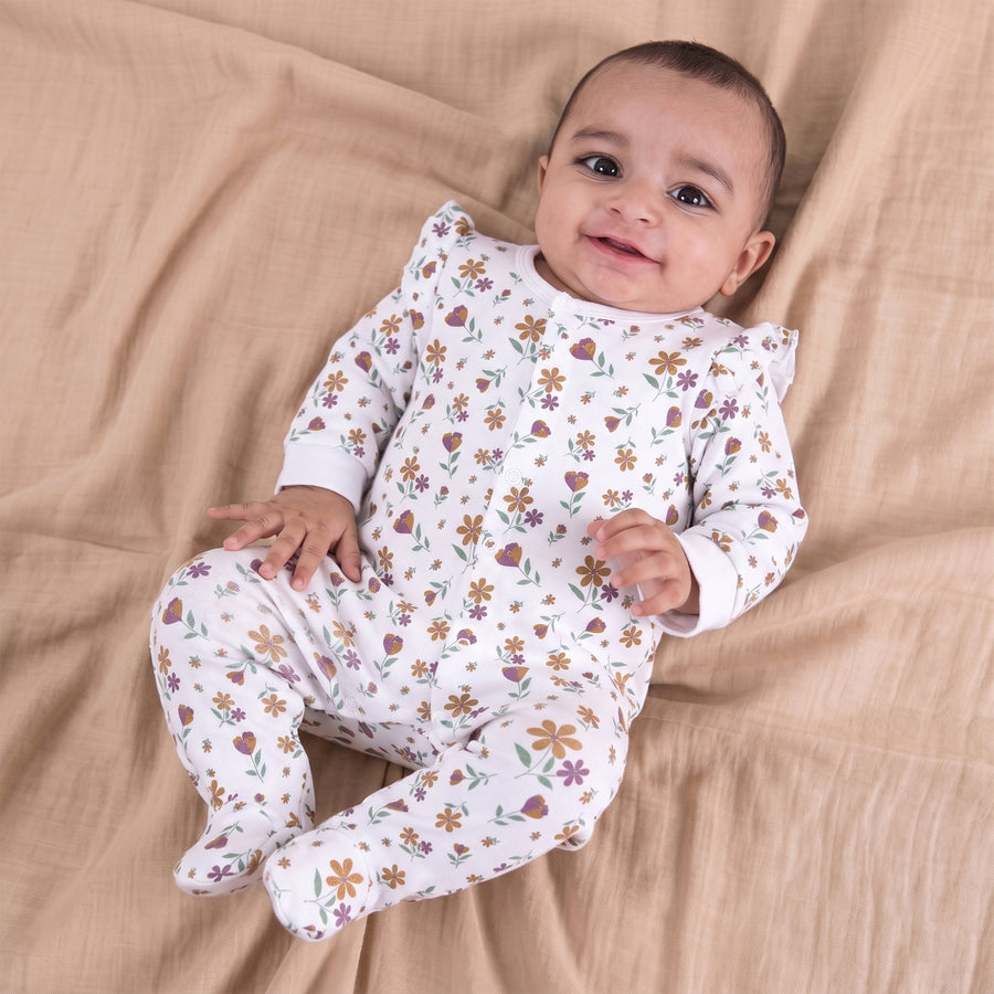 Romper Set - Flower Print Pack of 3