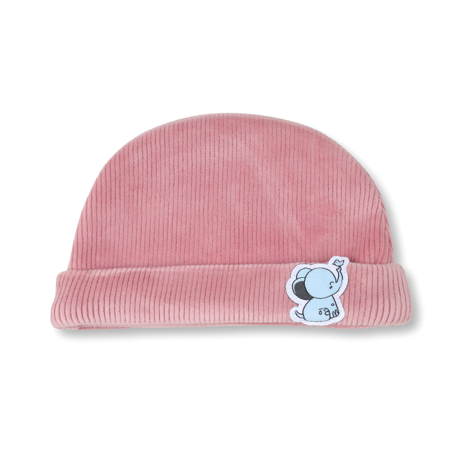 Winter Cap, Mittens & Booties - Elephant Print