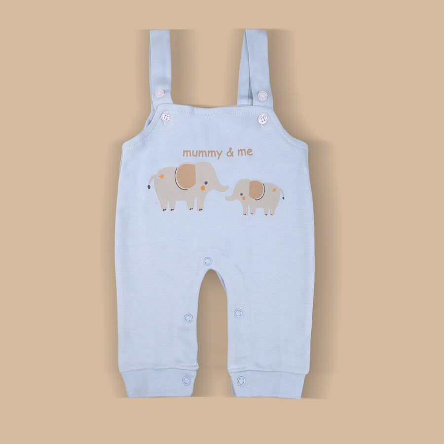 Dungaree Set - Elephant Print