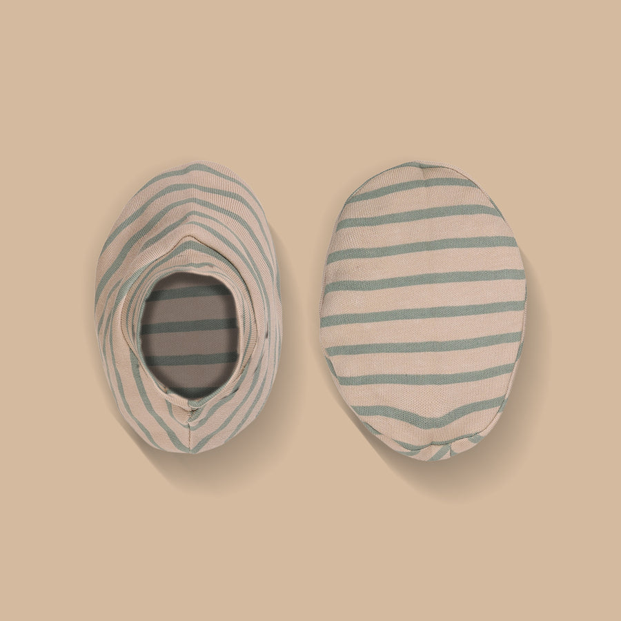 Cap, Mitten & Booties - Olive Color