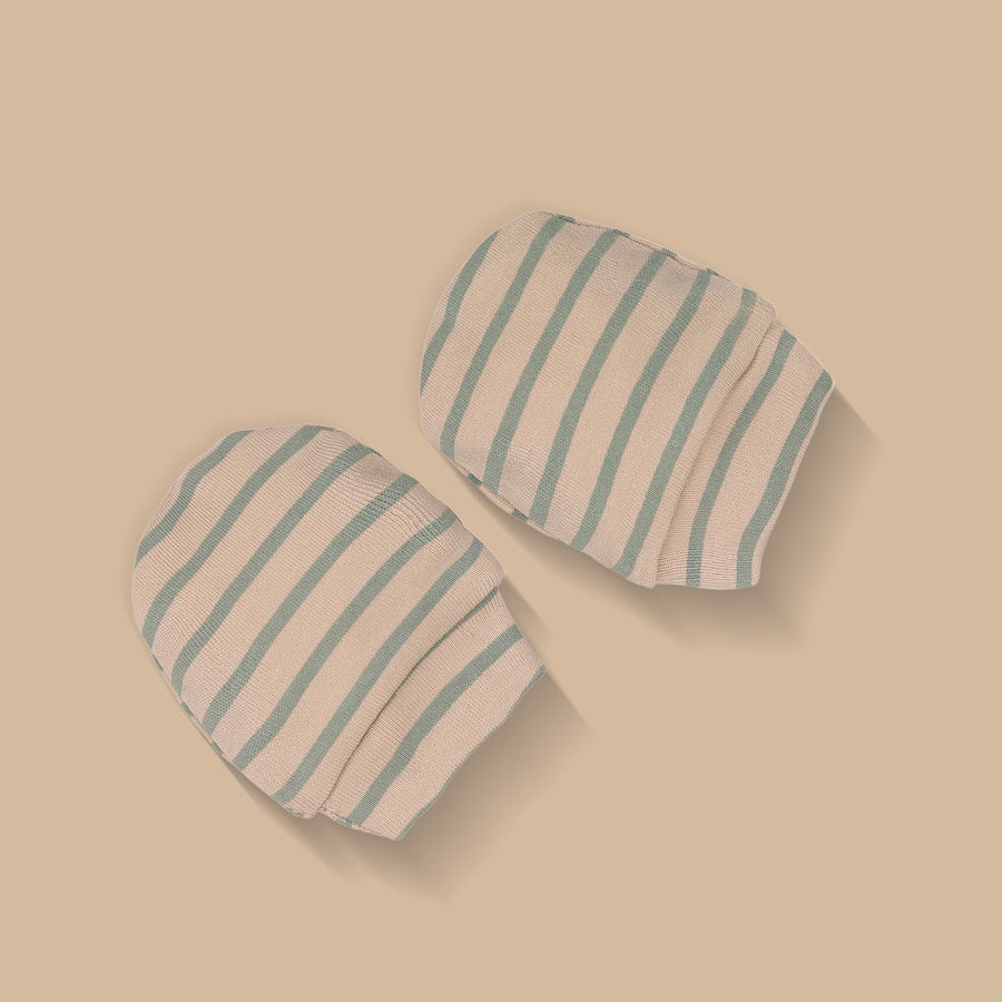 Cap, Mitten & Booties - Olive Color