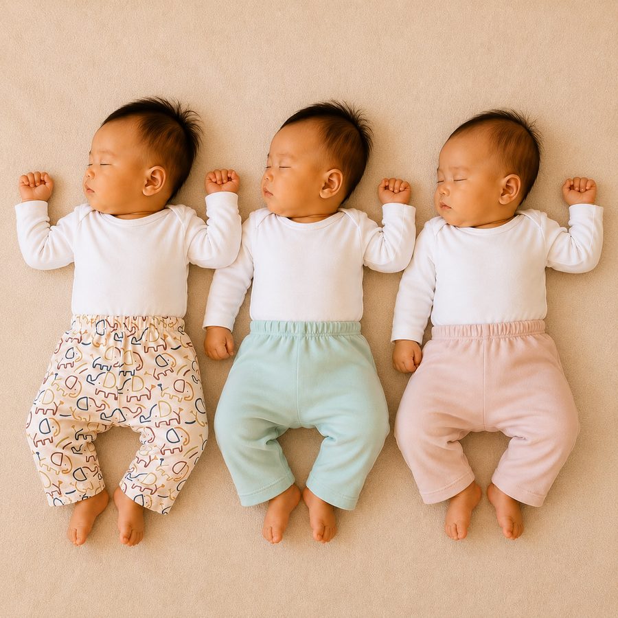 Set of 3 Pyjamas - Elephant Print