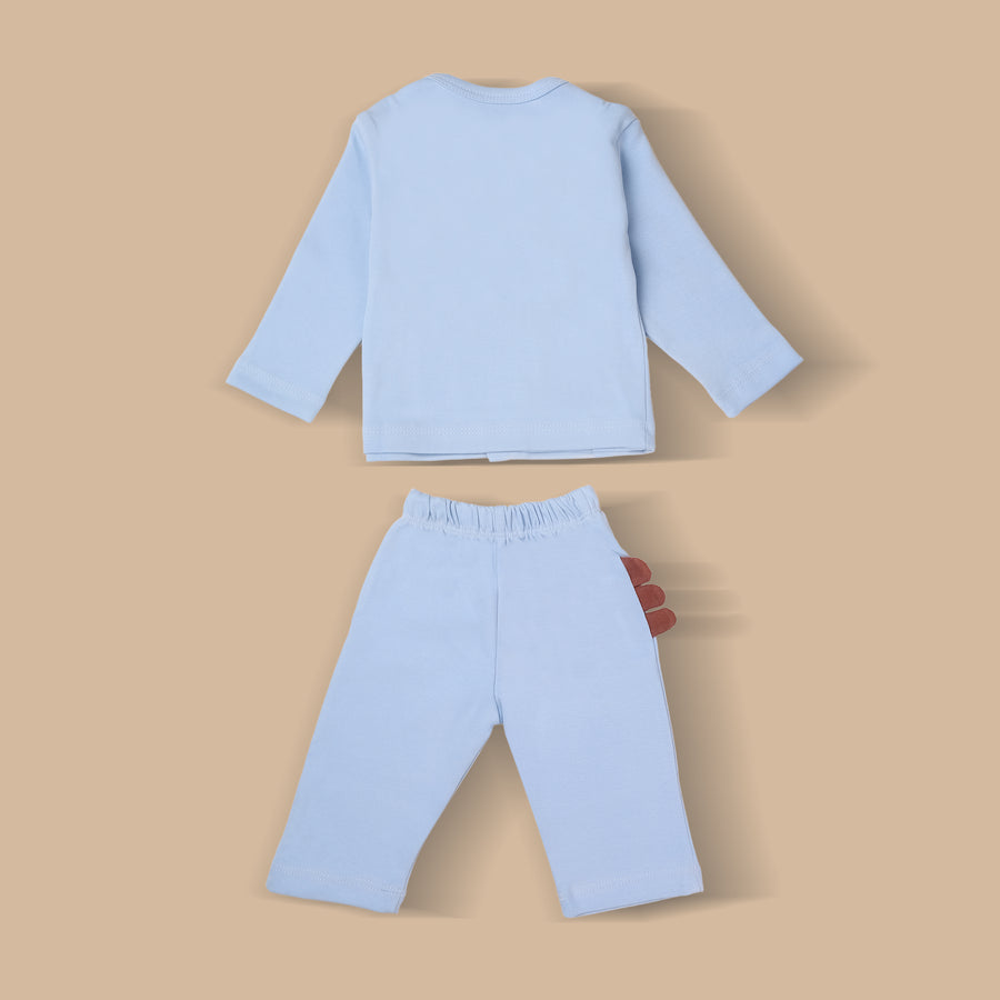 Set & Suit - Dino Print (Blue)