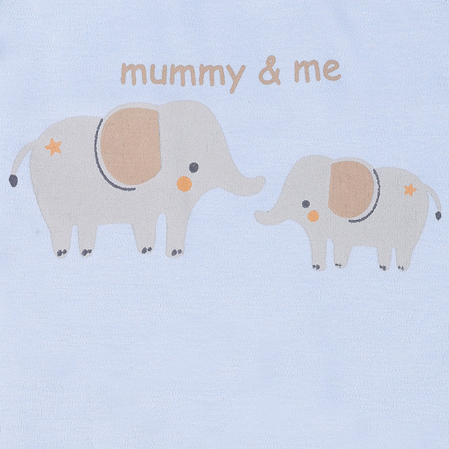 Dungaree Set - Elephant Print
