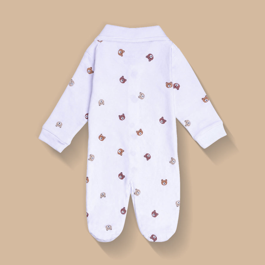 Romper Set - Teddy Print Pack of 3