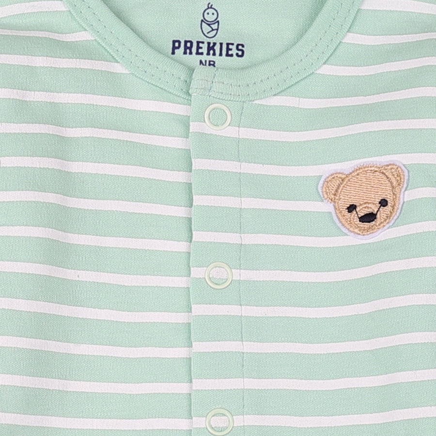 Set of 3 Jhablas - Bear Print (Brown & Blue)