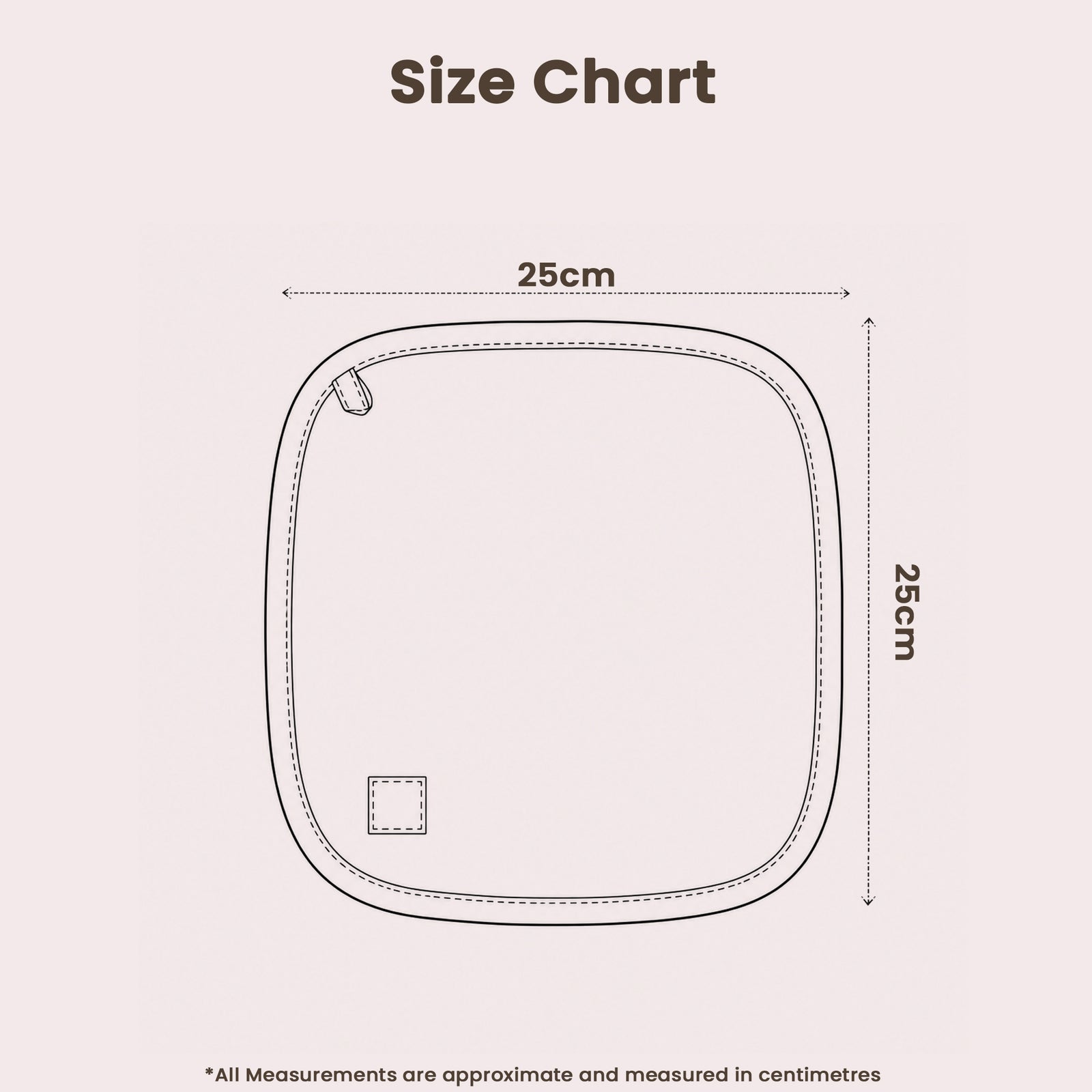 Wash Cloth - Little Explorer size chart