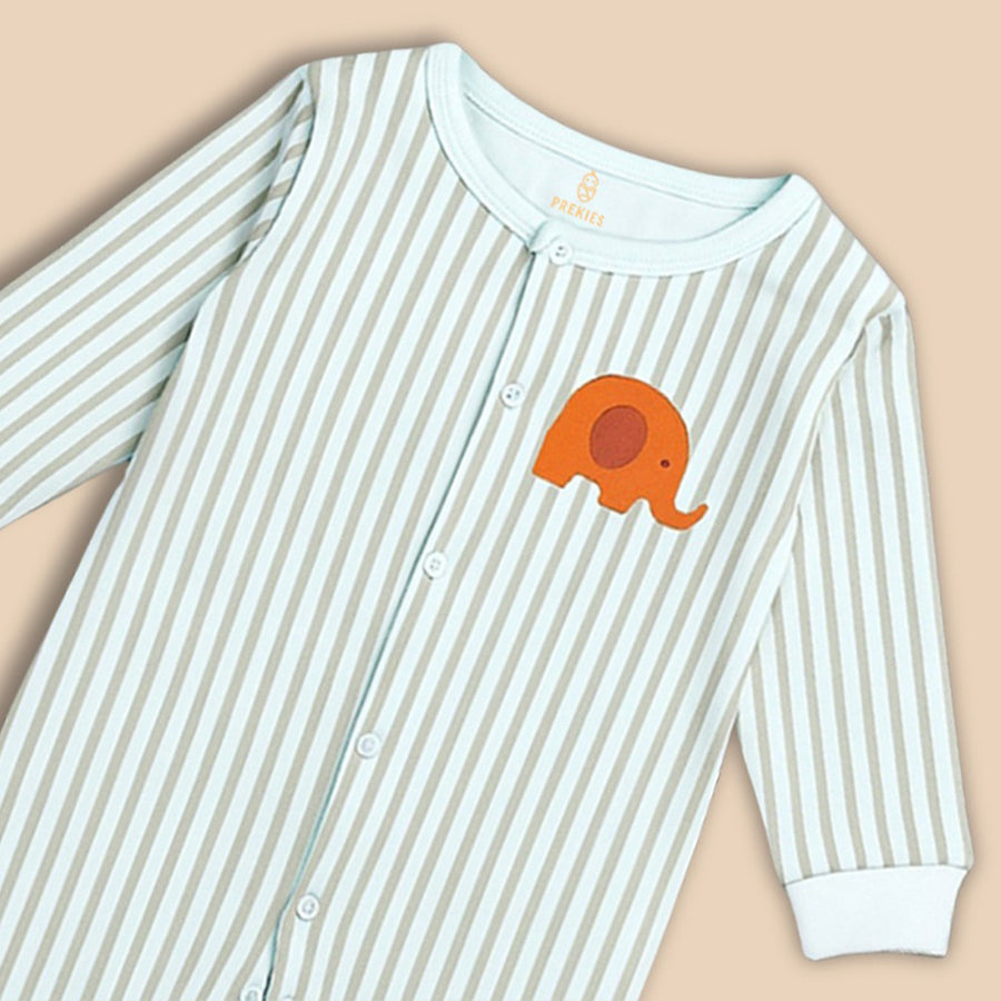 Romper Set - Elephant Print Pack of 3