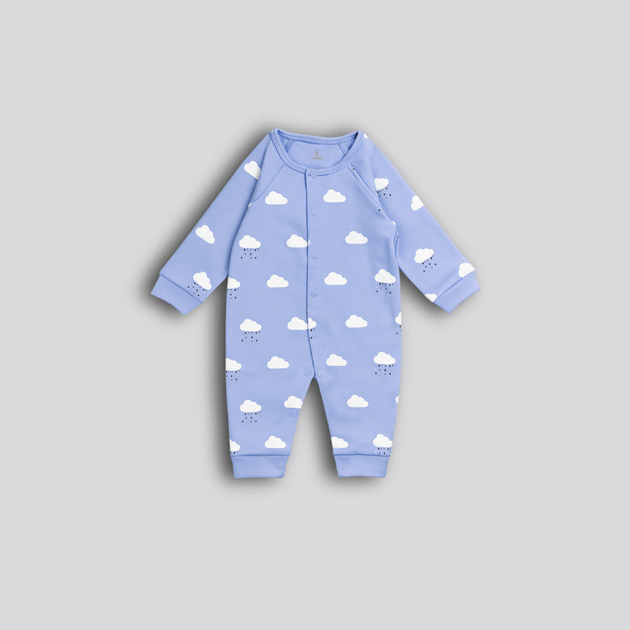 Single Romper - Cloud Print