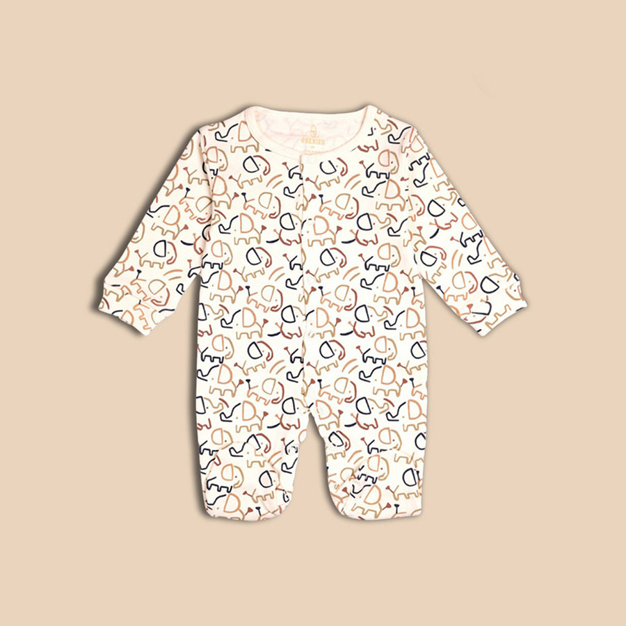 Romper Set - Elephant Print Pack of 3