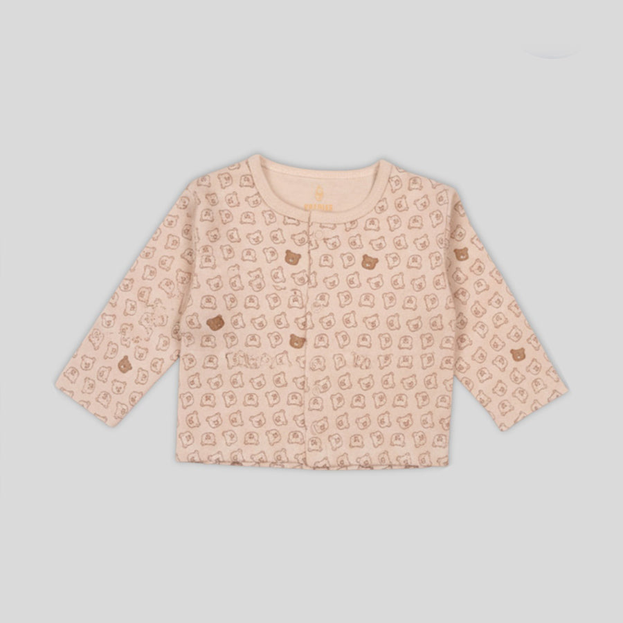 Set of 3 Jhablas - Bear Print (Brown & Blue)