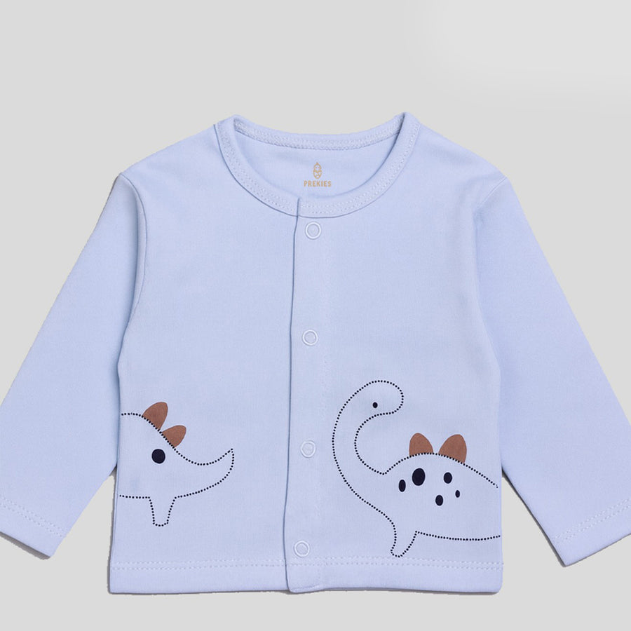 Set & Suit - Dino Print (Blue)