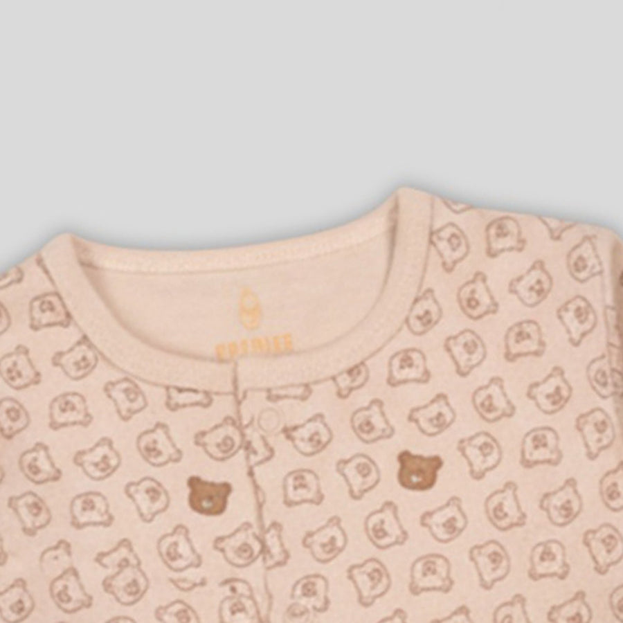 Set of 3 Jhablas - Bear Print (Brown & Blue)