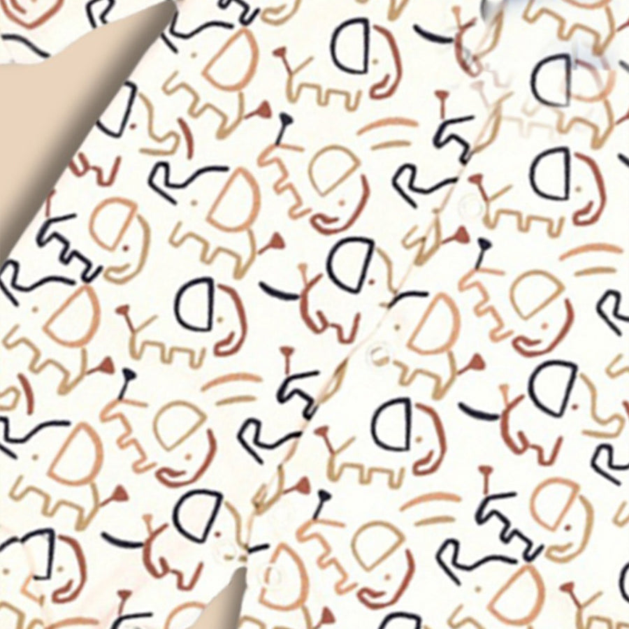 Romper Set - Elephant Print Pack of 3