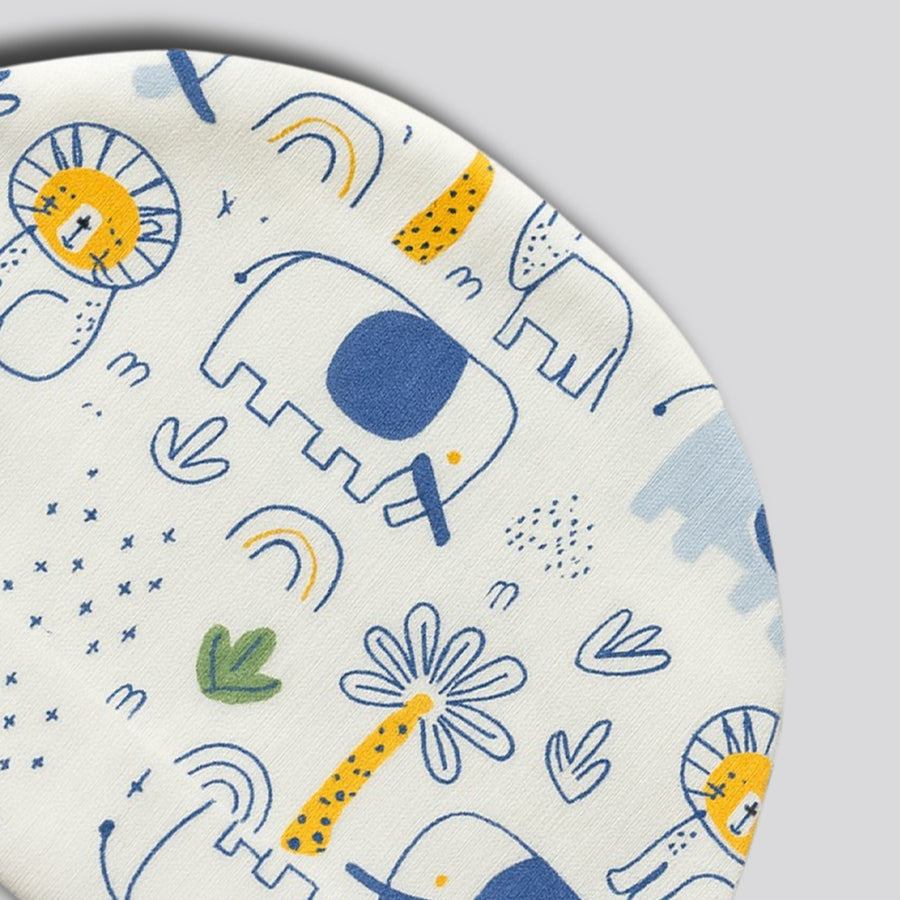 Cap, Mitten & Booties - Lion Print