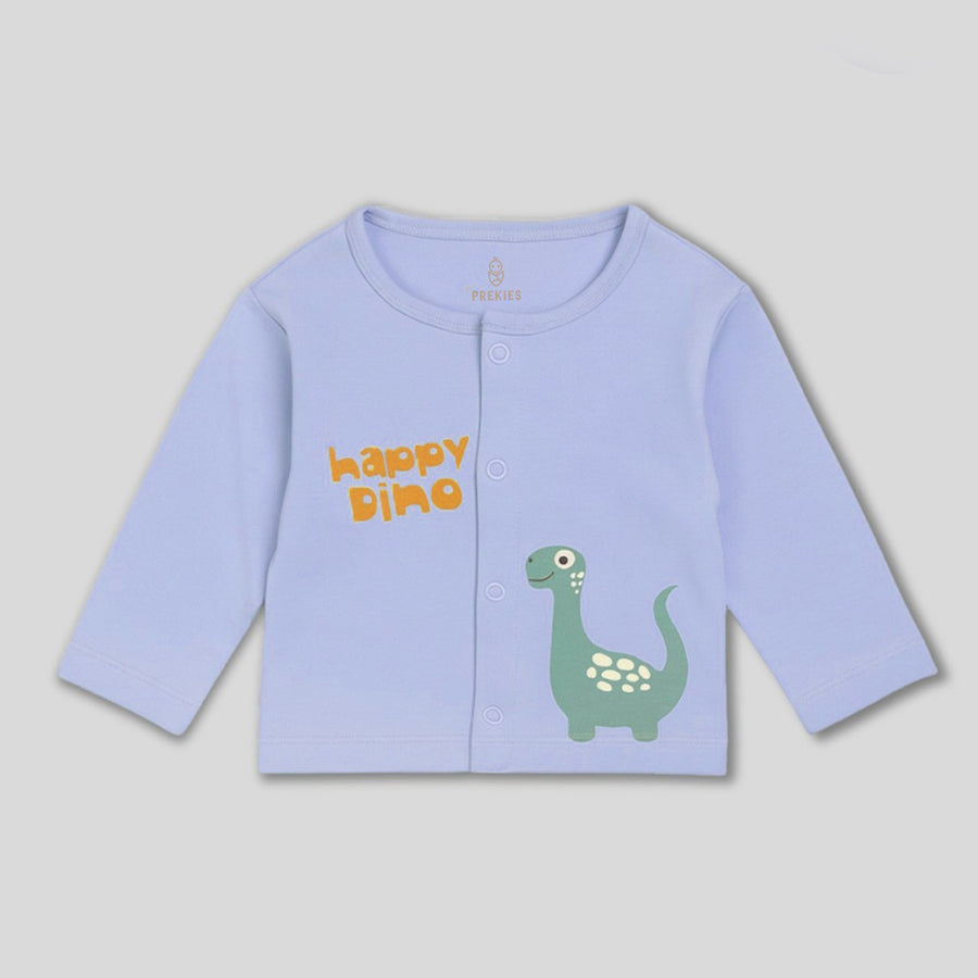 Set of 3 Jhablas - Dino Print (Green & Blue)