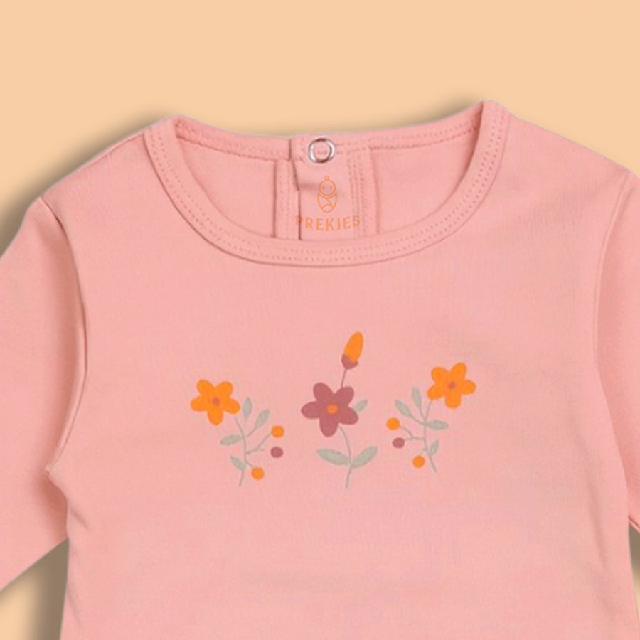 Romper Set - Flower Print Pack of 3