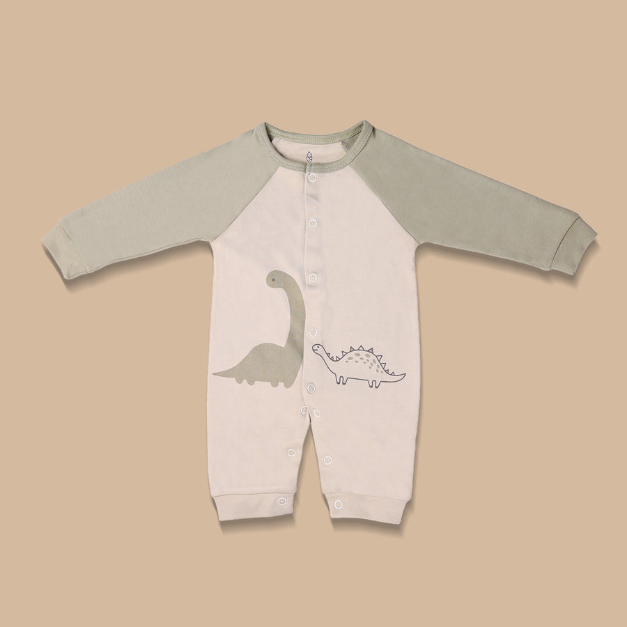 Single Romper - Dino Print