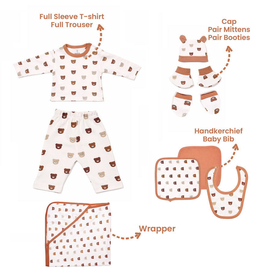 Newborn Gift Set - Bear Print