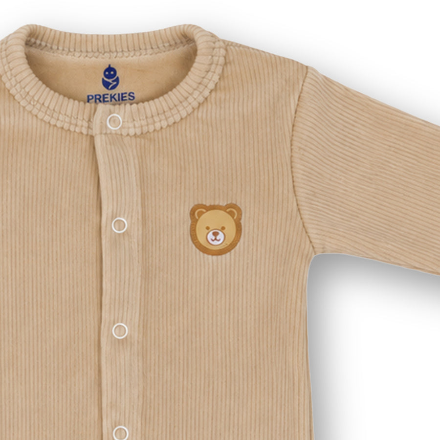 Winter Romper - Teddy Print